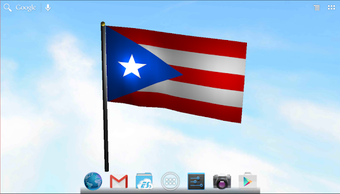 Imagen 1 para Puerto Rico Flag LiveWall…