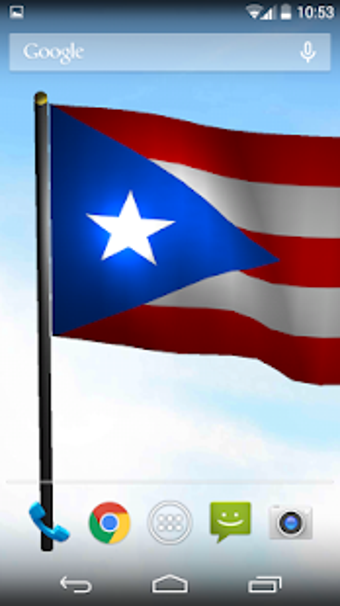 Imagen 3 para Puerto Rico Flag LiveWall…