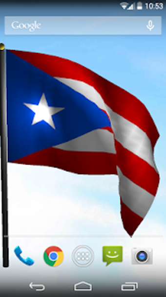 Imagen 1 para Puerto Rico Flag LiveWall…
