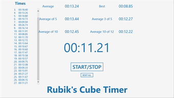 Image 0 for Rubik's Cube Timer for Wi…