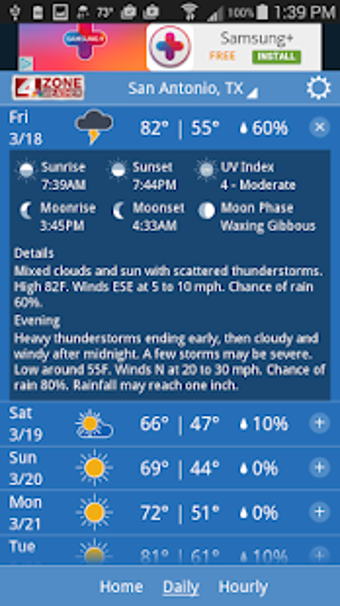 Imagen 2 para WOAI 4 Zone Weather