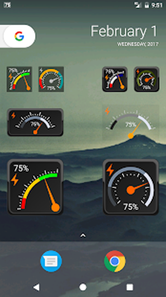 Imagen 2 para Gauge Battery Widget