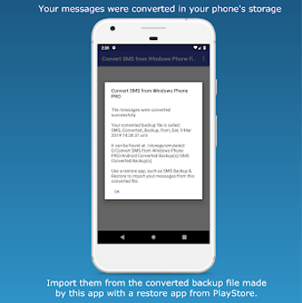Image 0 for Convert SMS from Windows …