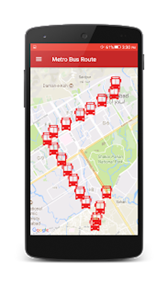 Image 3 for Pakistan Metro Bus Map an…