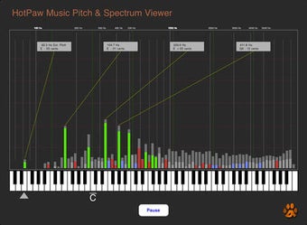 Image 0 for Music Pitch Spectrum