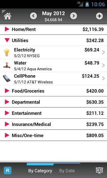 Image 3 for Home Budget with Sync