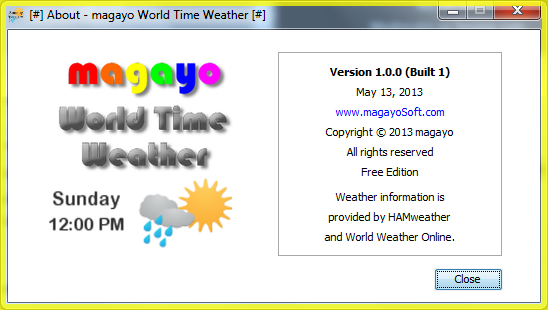 Image 0 for Magayo World Time Weather…