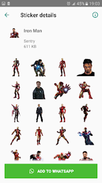 Image 1 for Stickers Avengers for Wha…