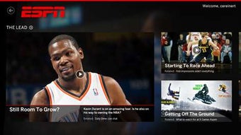 Image 0 for The ESPN App for Windows …