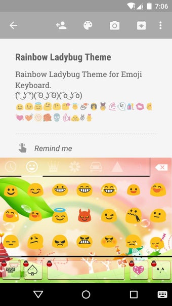 Imagen 0 para Rainbow Ladybug Emoji Key…