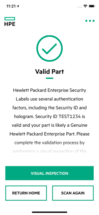 Image 2 for HPE Parts Validation