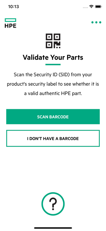 Image 3 for HPE Parts Validation