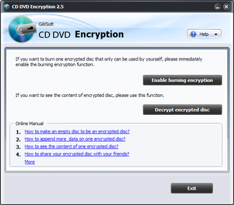 Imagen 0 para GiliSoft CD DVD Encryptio…