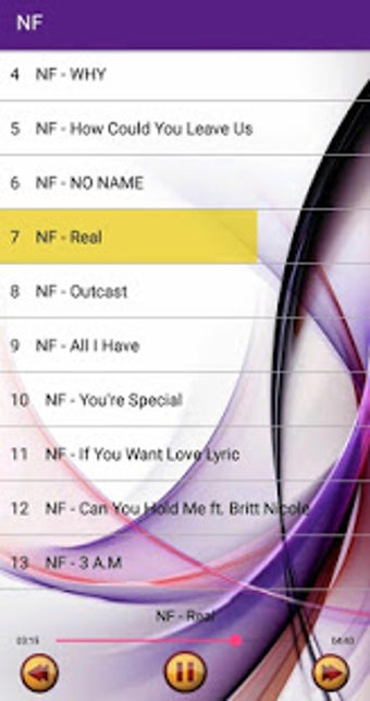 Imagen 1 para All Songs NF - Offline