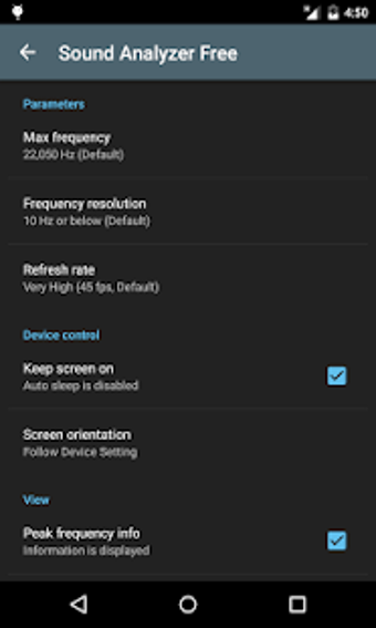 Image 2 for Sound Analyzer Free