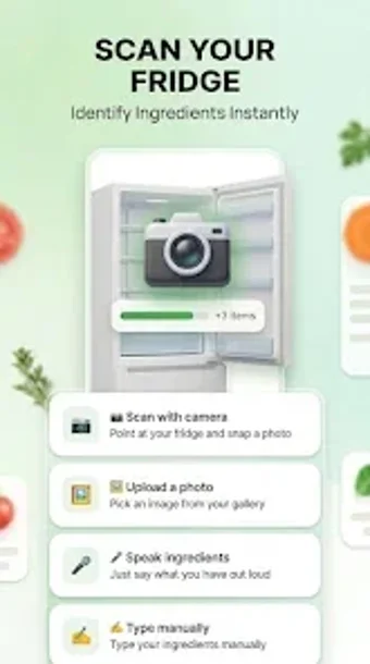 Imagen 0 para FridgeChef: AI Recipe Mak…