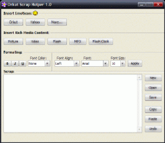 Image 0 for Orkut Scrap Helper