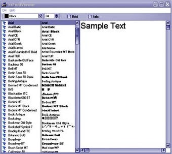 Image 0 for ksFontViewer