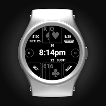 Image 1 for Blackjack Watch Face