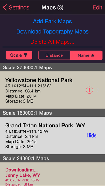 Imagen 0 para NP Maps - Yellowstone