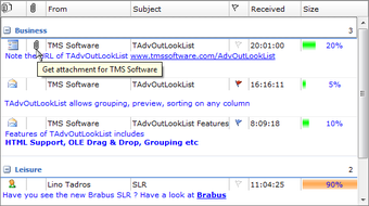 Imagen 0 para TAdvOutlookList for Delph…