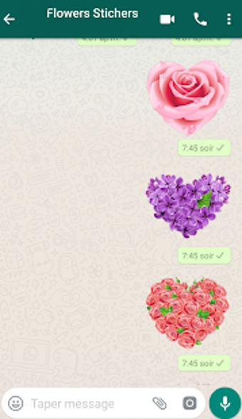 Imagen 1 para Flowers Stickers for What…