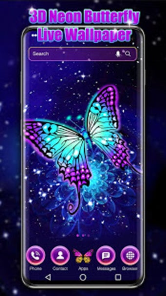 Image 3 for 3D Butterfly Live Wallpap…