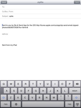 Imagen 1 para Zip & Send Lite - Email Z…
