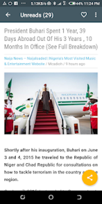 Image 1 for Sahara Reporters App