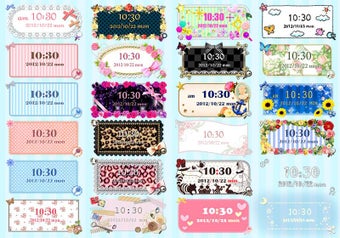 Imagen 2 para Cute Clock Widget FREE