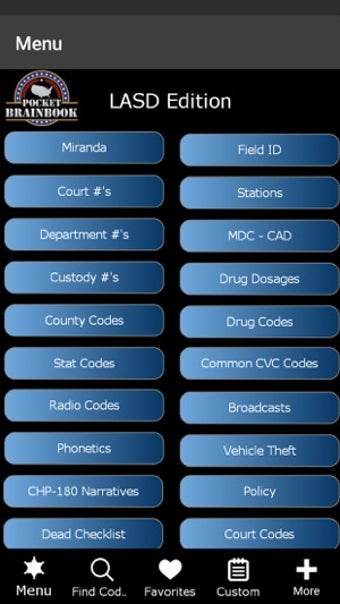 Image 0 for Pocket Brainbook - LASD