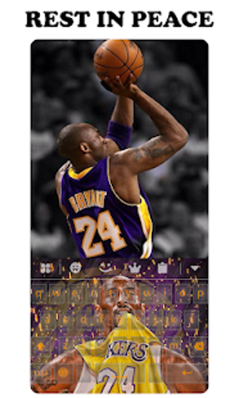 Image 1 for Rip kobe bryant keyboard …