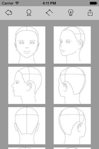 Image 0 for HAIR CUT DIAGRAM