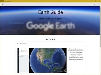 Image 0 for Google Earth Guide Easy f…