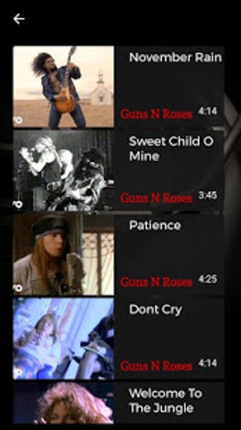 Imagen 0 para Guns N' Roses Best Song