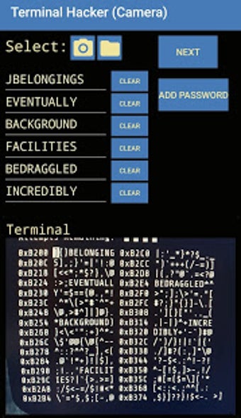 Imagen 1 para Terminal Hacker (Camera)