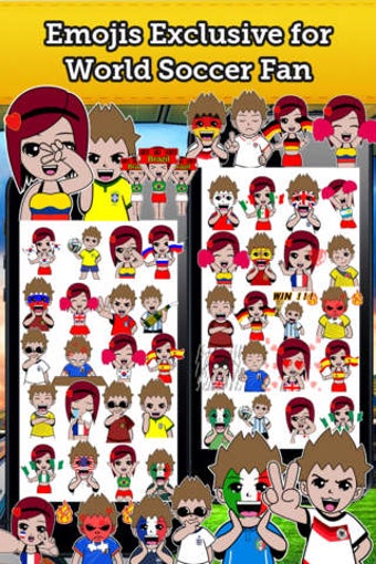 Imagen 0 para Emoji World Soccer Fan Fr…