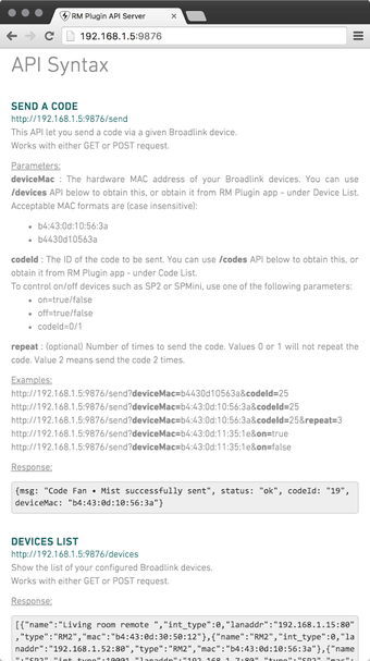 Image 1 for Broadlink RM Plugin