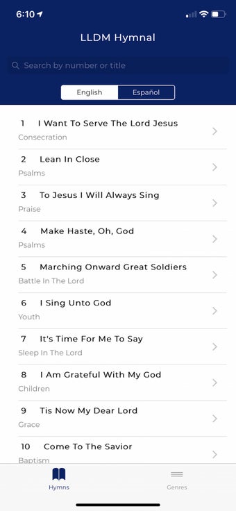 Image 0 for LLDM Hymnal