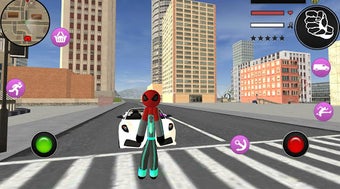 Imagen 1 para Spider Stickman Rope Hero…