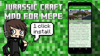 Imagen 1 para Jurassic Craft Mod for MC…