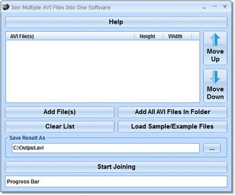 Image 0 for Join Multiple AVI Files I…