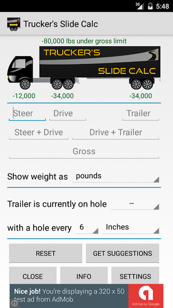Image 2 for Trucker's Slide Calc