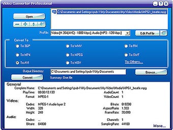 Image 0 for MicroVideo Video Converte…
