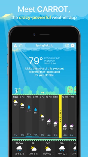 Image 1 for CARROT Weather