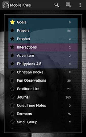 Imagen 1 para Mobile Knee - Prayer List