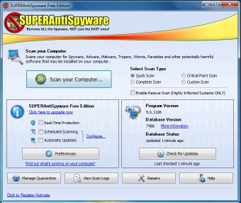 Imagen 6 para SuperAntiSpyware Free Edi…