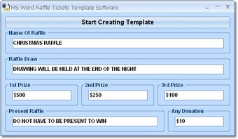 Image 0 for MS Word Raffle Tickets Te…