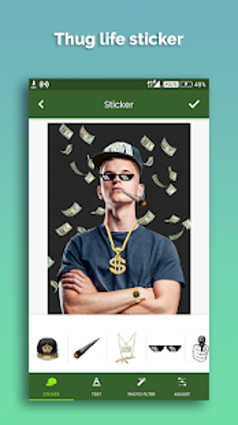 Image 3 for Thug Life Gangster Photo …