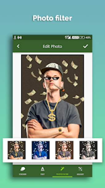 Image 1 for Thug Life Gangster Photo …
